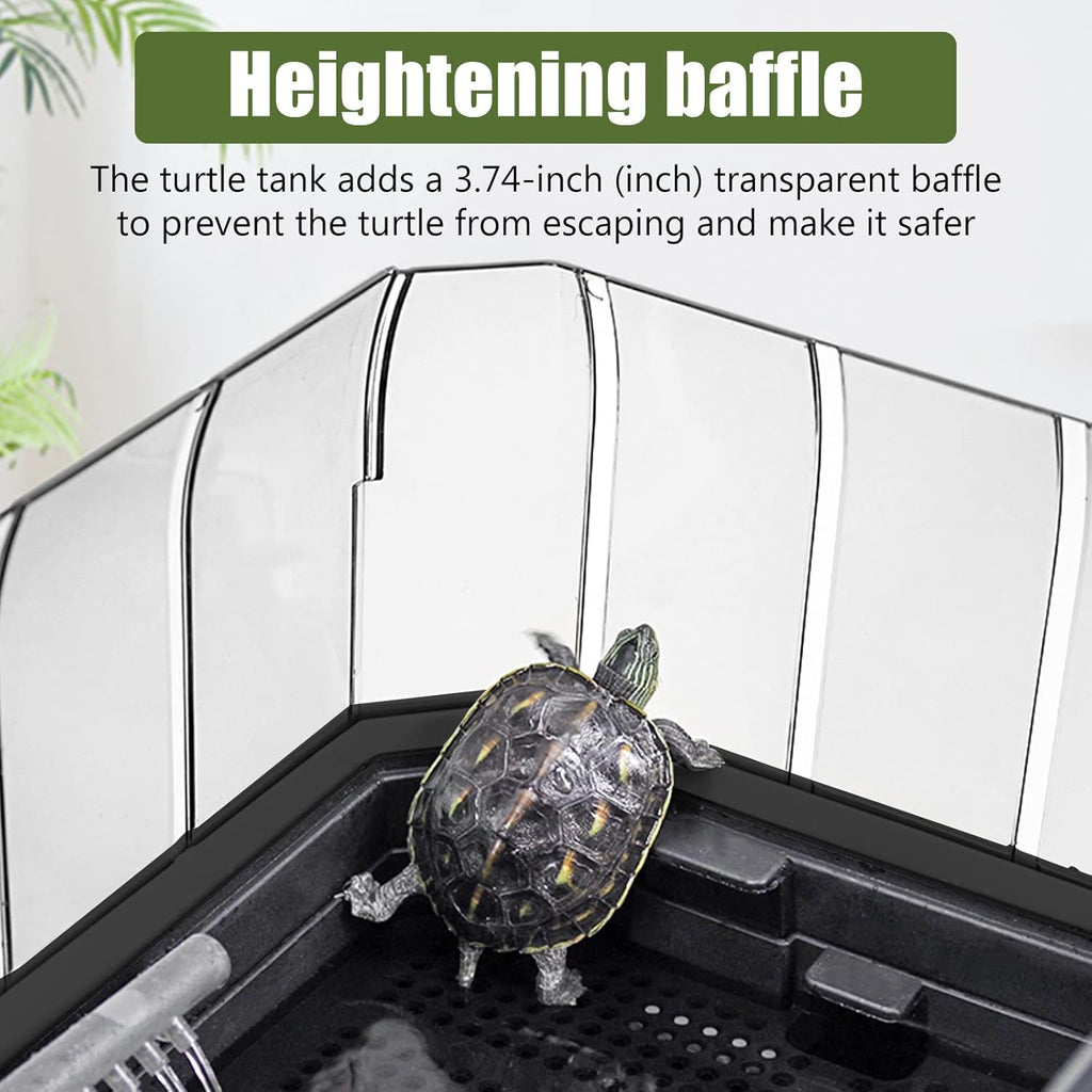Turtle Aquarium Turtle Tank kit with Water Filter V9449