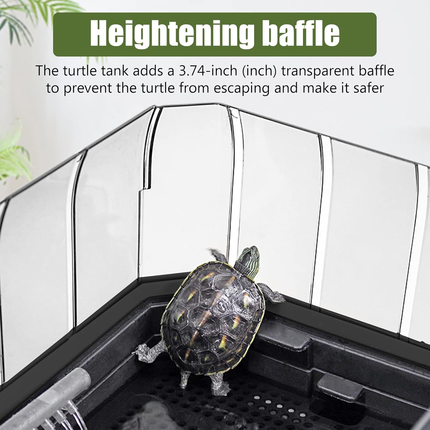 Turtle Aquarium Turtle Tank kit with Water Filter V9449