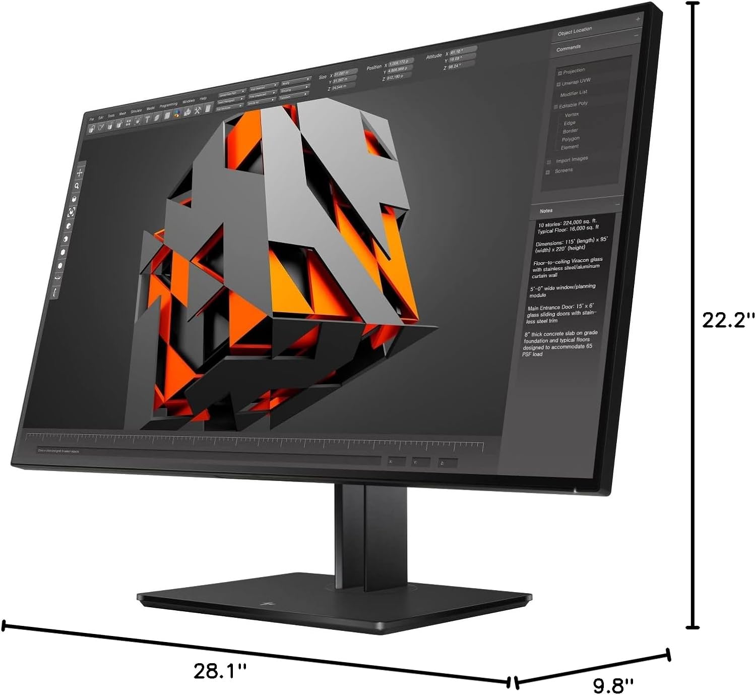 31.5 Inches 4K UHD WLED LCD Monitor E560