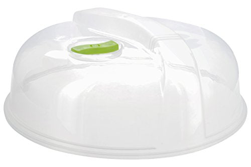 Clear Microwave Lid with Steam Vents, 10 Inch, 2 PK B488096