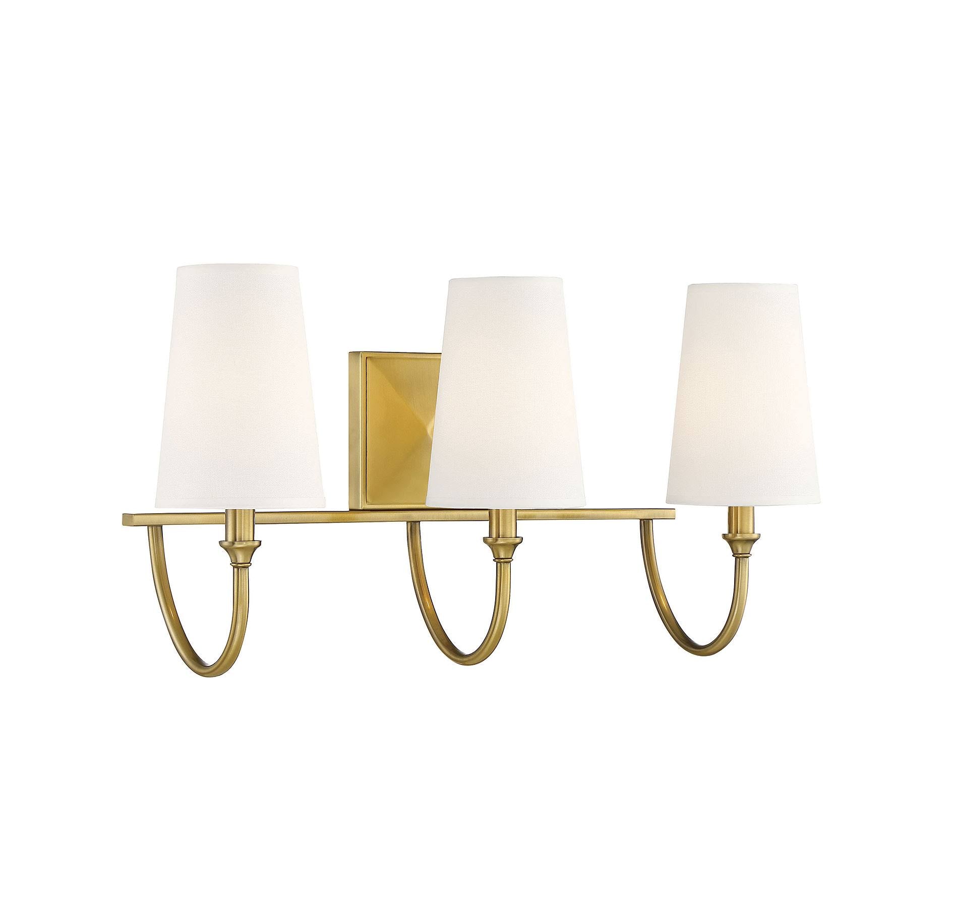Warm Brass 3 Light Bath H970590