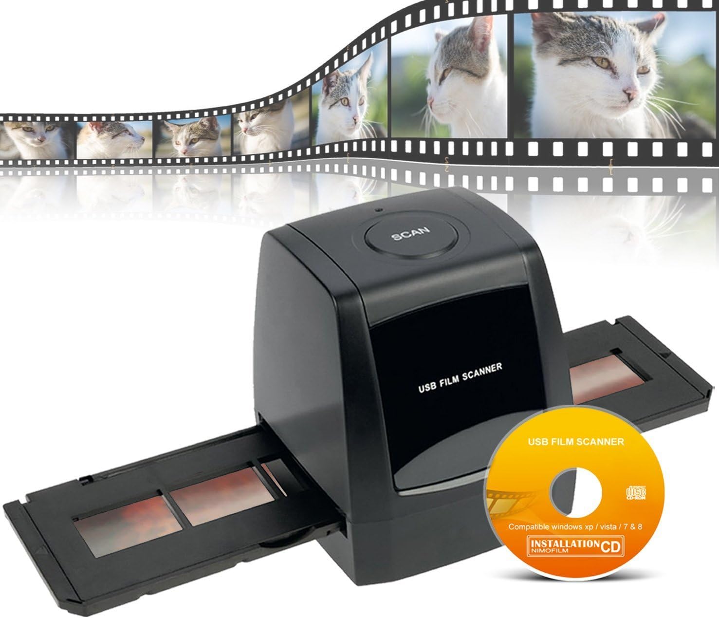 35mm Film Scanner for Negatives and Slides O222760