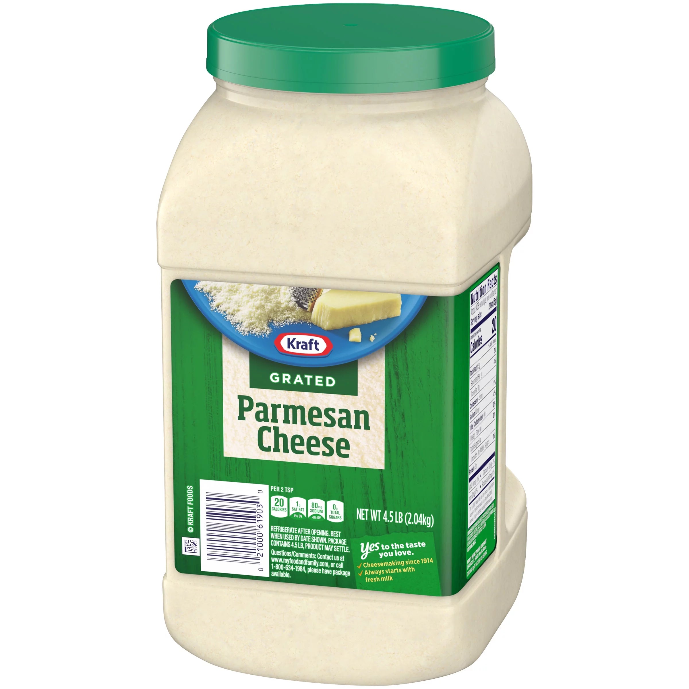 4.5 lb Parmesan Grated Cheese A804688