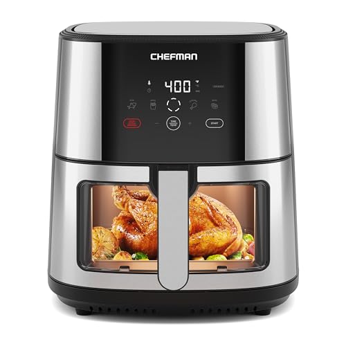 XL 8-Qt Nonstick Stainless Steel Air Fryer C19569