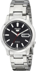 Stainless Steel Automatic Watch with Black Dial P6581