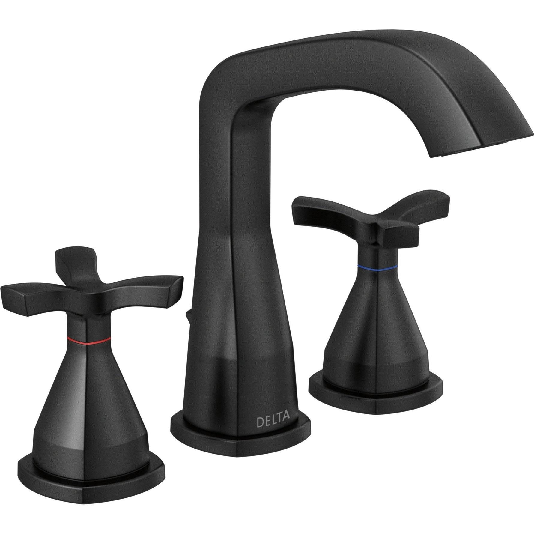 Matte Black Widespread Faucet E76856