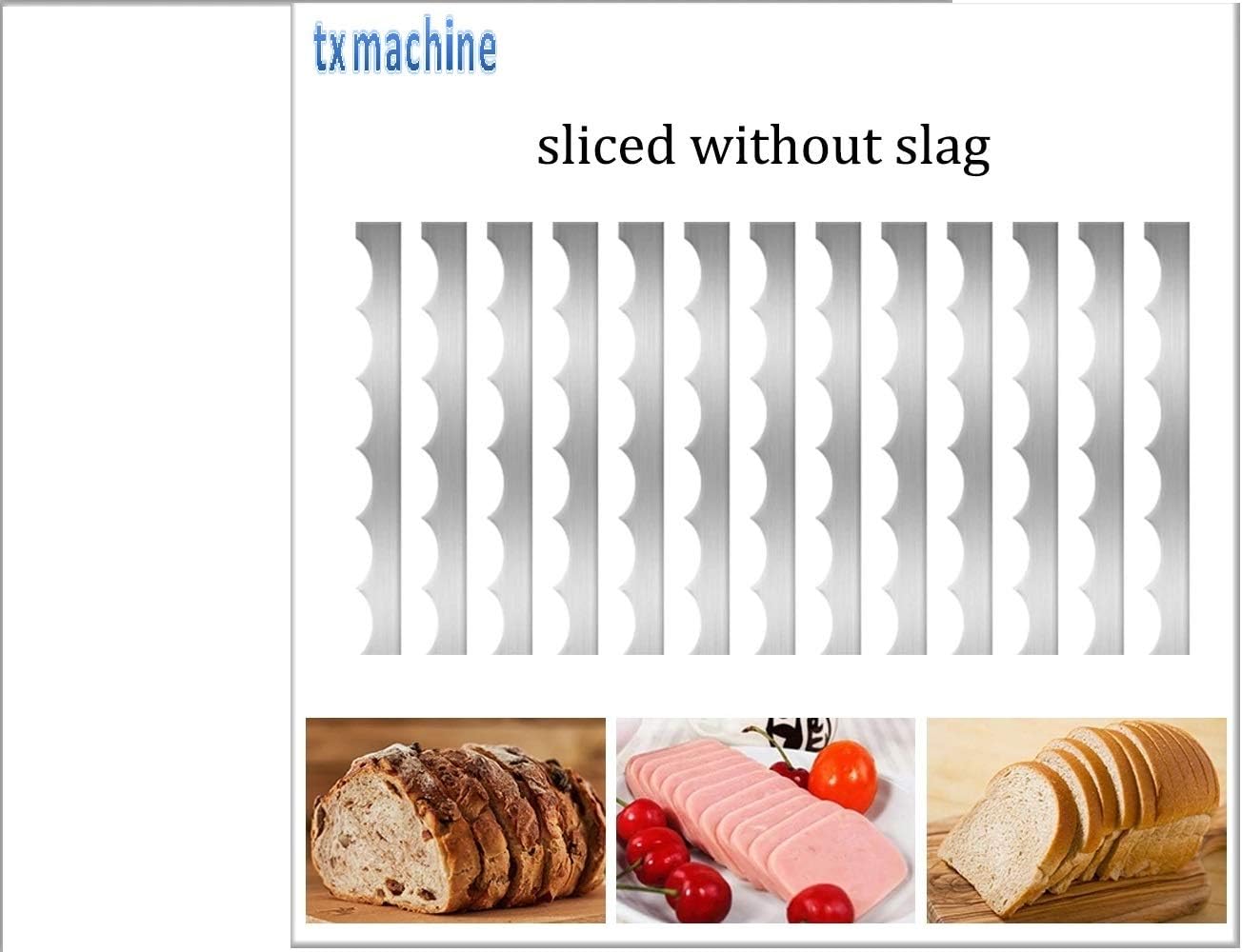 Stainless Steel Electric Bread Slicing Machine (37pcs Blade, 220V/50HZ) S240