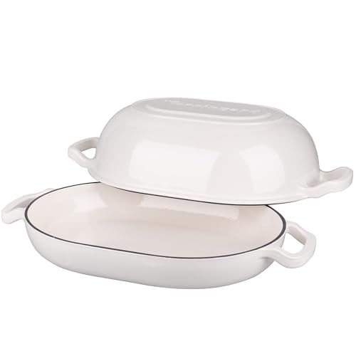 Blue 5QT Enameled Cast Iron Dutch Oven V57075