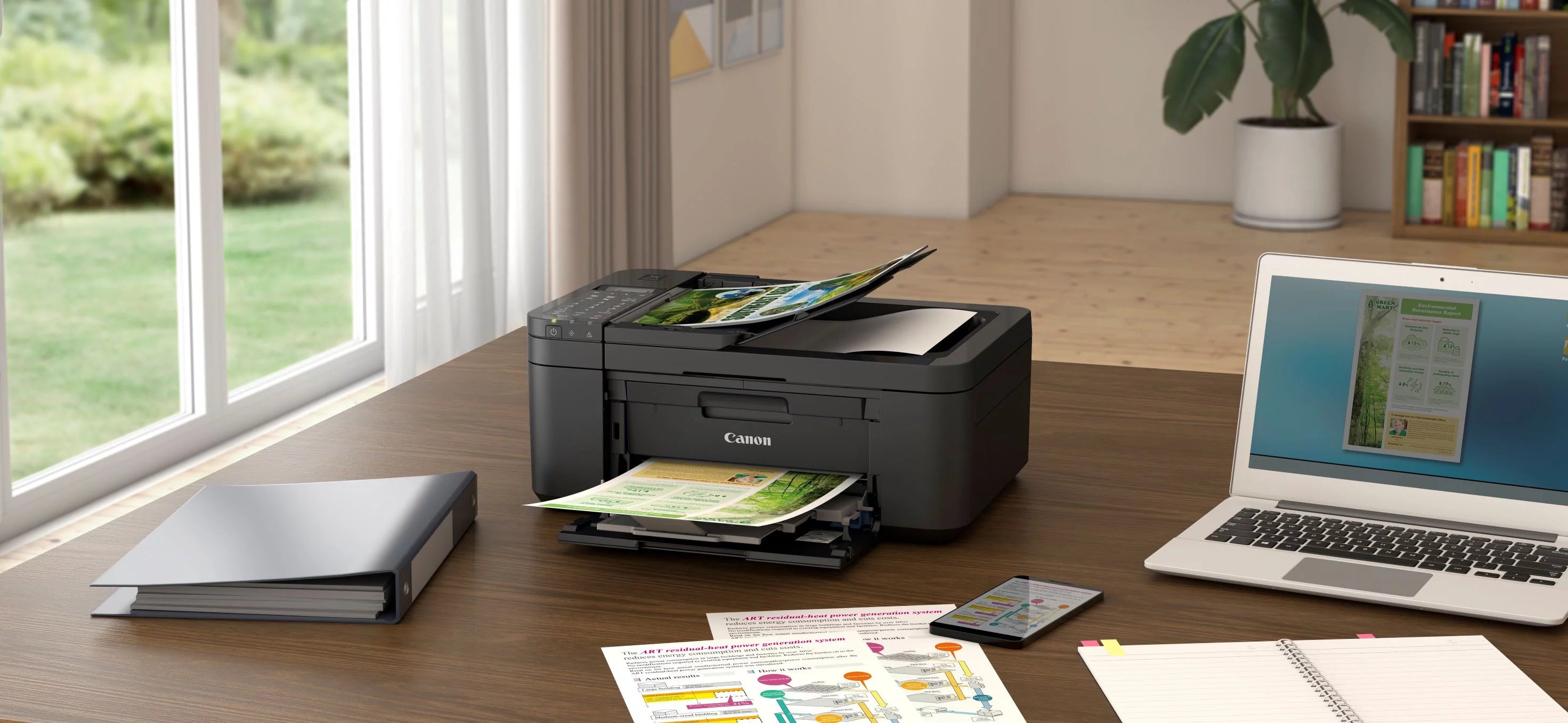 Wireless InkJet Printer with ADF I43913