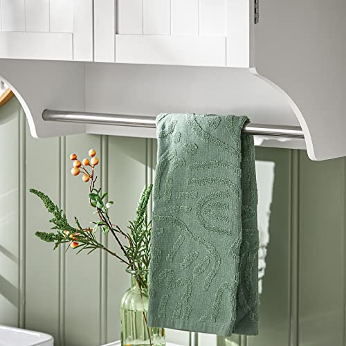 White 2 Door Mirror Medicine Cabinet H64661