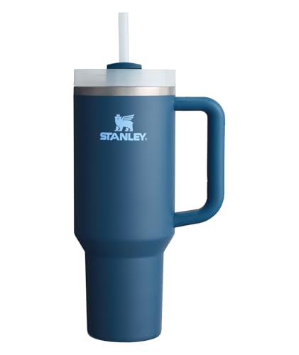 40 oz Insulated Stainless Steel Tumbler with Handle and Straw R575