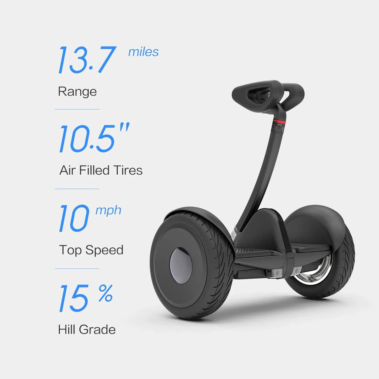 Black Self-Balancing Electric Scooter P863669