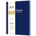 Academic Planner 2024-2025 Weekly and Monthly, 8" x 10", Black, Twin-Wire Binding Z464
