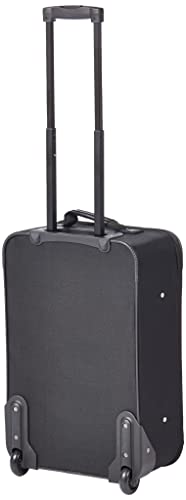Black 2-Piece Softside Upright Luggage Set J961