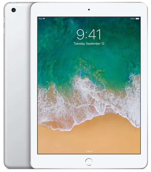 iPad Air 16GB Silver Wi-Fi Only Bundle with Tempered Glass, Case, Charger, Airbuds U2187