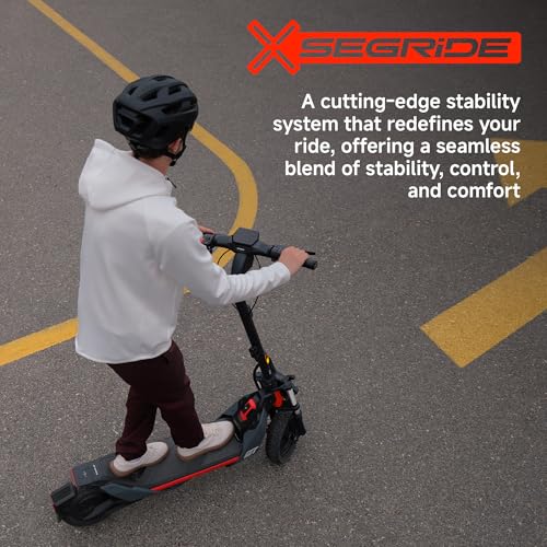 Electric Scooter, 24.9 MPH, 43.5-Mile Range, Dual Suspension, 1600W Peak Motor, Off-Road Scooter X689