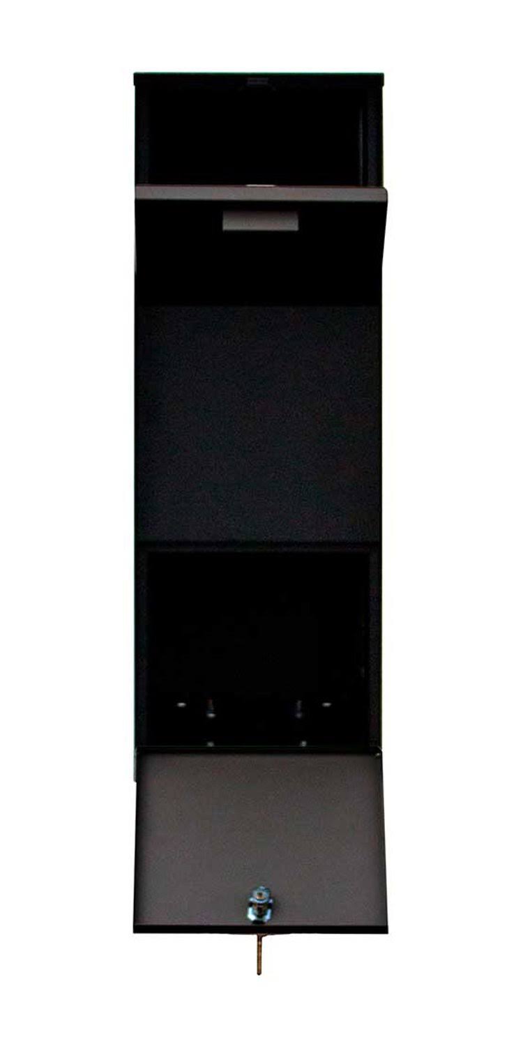 Black Mailbox with Post A62430