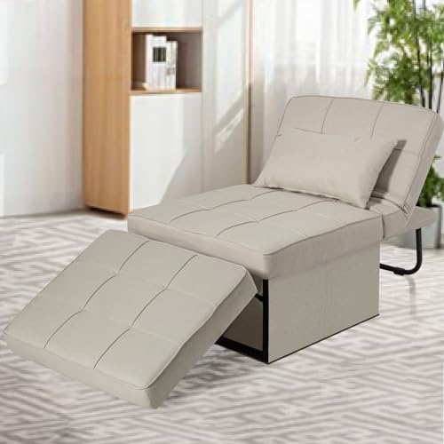 Dark Gray Folding Sleeper Sofa Chair S79761