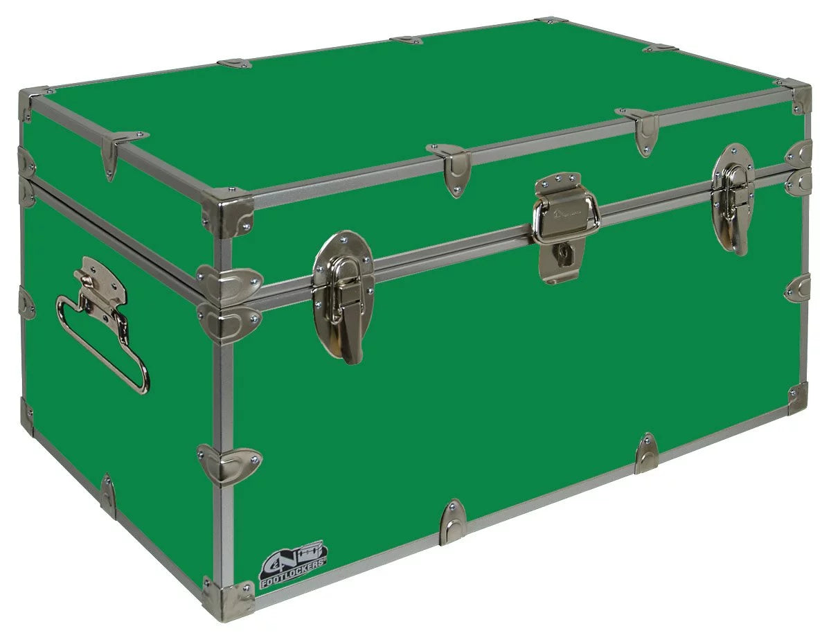 32 x 18 x 16.5 Inches Kelly Green Storage Trunk O787788
