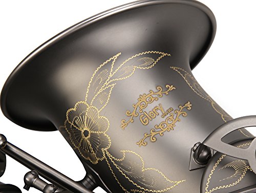 Black Lacquer E Flat Alto Saxophone with Case T416634