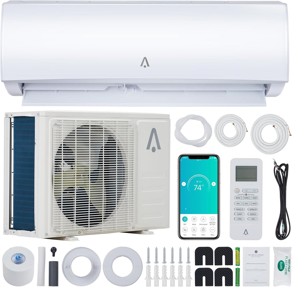 12,000 BTU Mini Split AC with Heat Pump V749