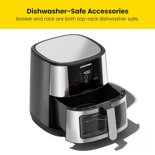 XL 8-Qt Nonstick Stainless Steel Air Fryer C19569