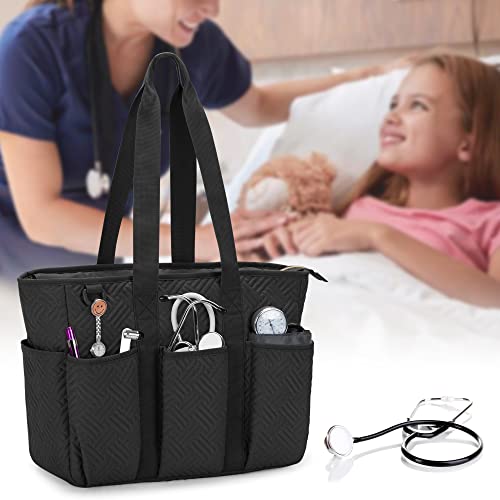 Black Nurse Tote Bag H5216
