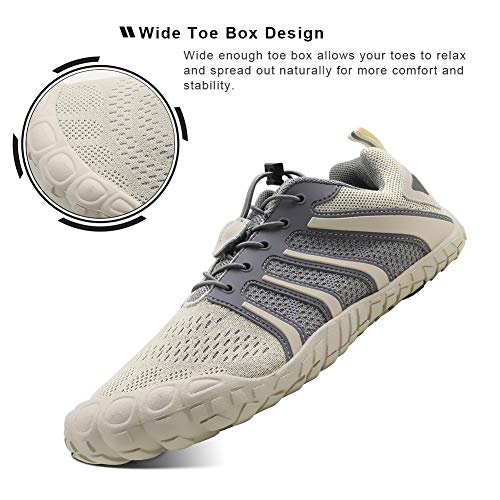 Men's Barefoot Shoes - Big Toe Box - Minimalist Cross Training Shoes A81128