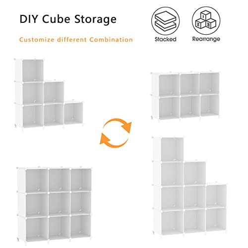 6 Cube Translucent Plastic Storage Organizer T145