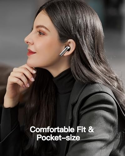 Wireless Earbuds Bluetooth 5.3 In-ear with Wireless Charging Case LED Power Display J3656