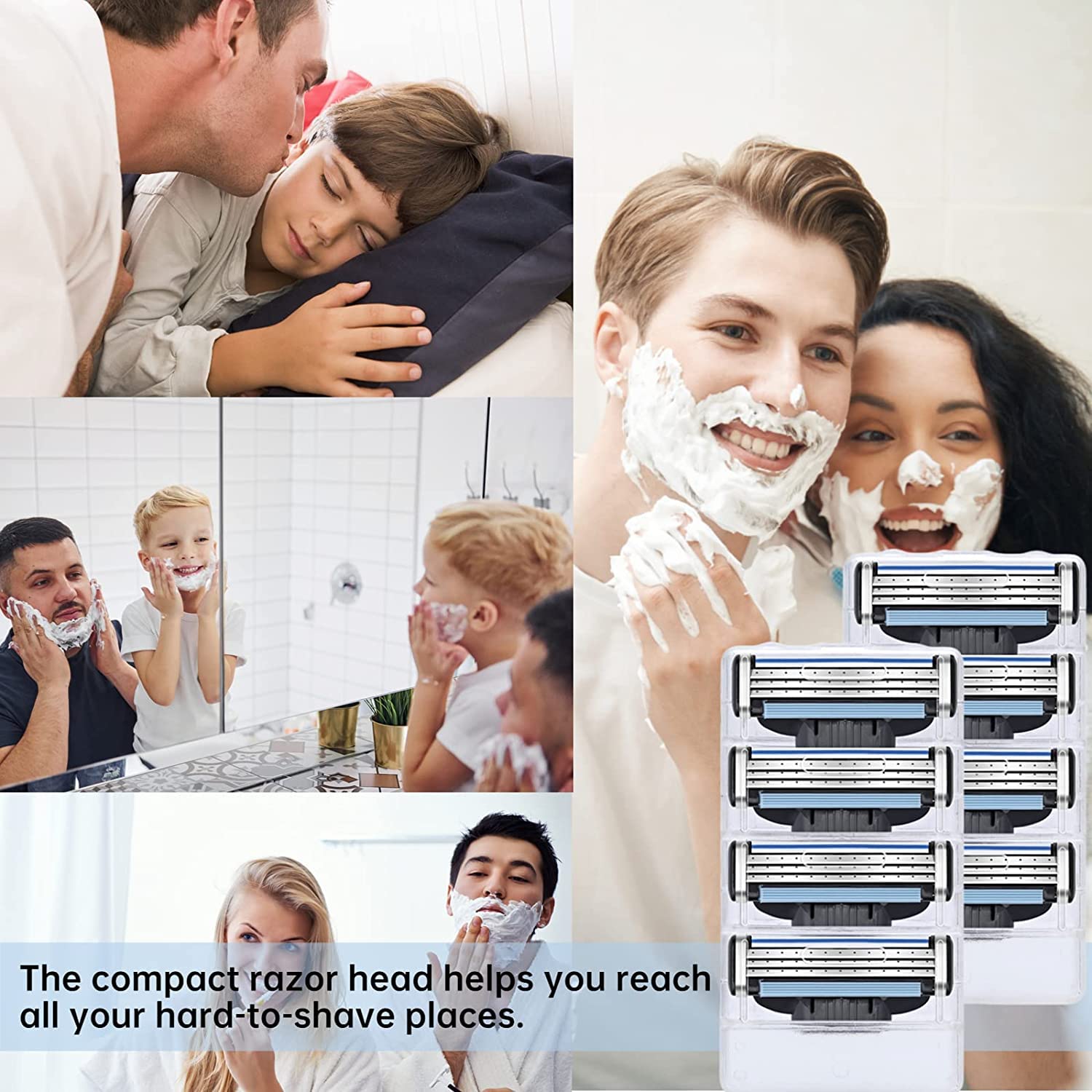 Precision Cut Stainless Steel Razor Blades Refills S66040