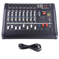 8 Channel Powered Mixer Amplifier with USB Slot B589