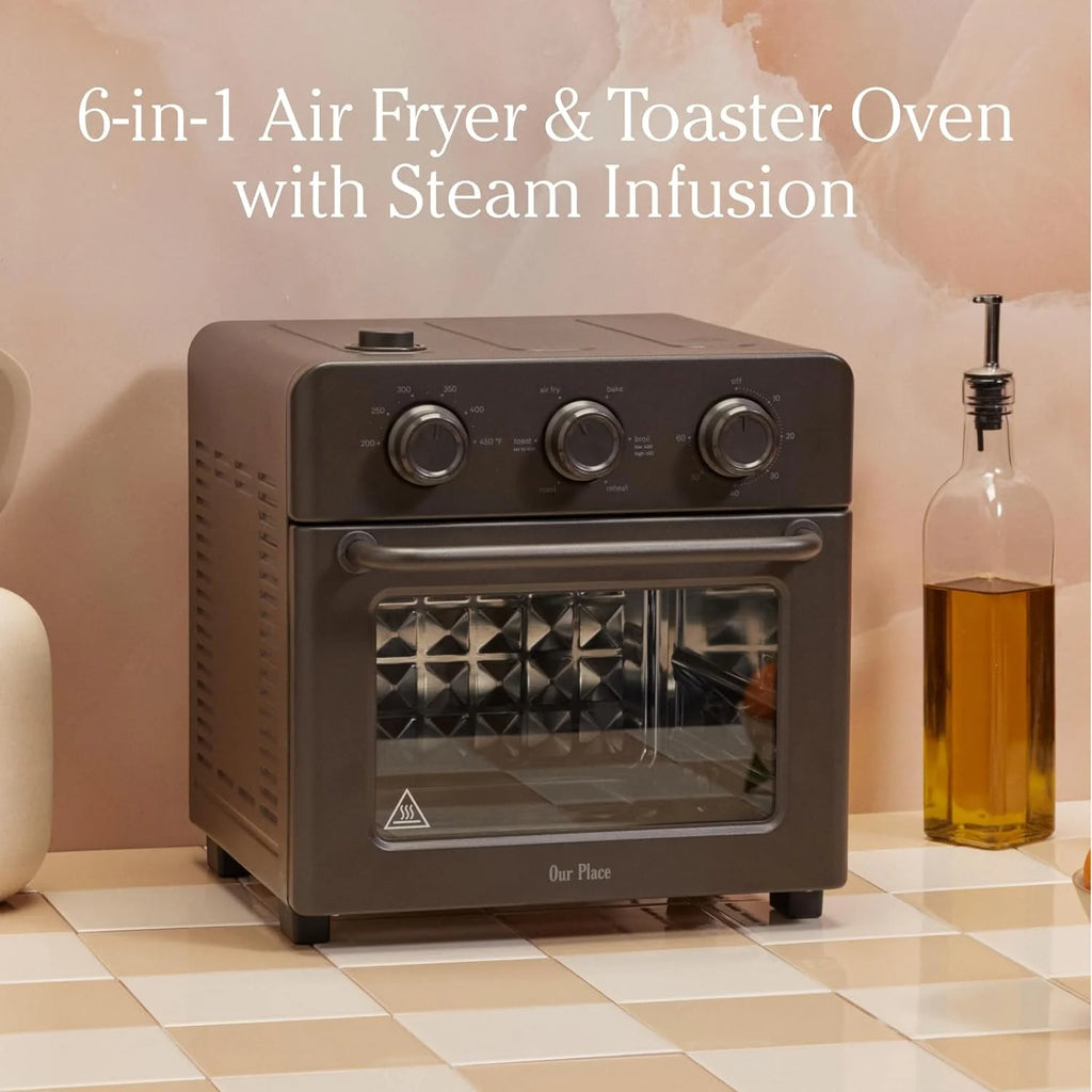 6-in-1 Air Fryer & Toaster Oven with Steam Infusion T802