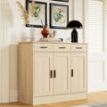 Oak Buffet Cabinet with 3 Drawers and 3 Doors Z890564