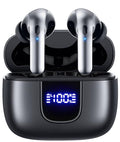 Wireless Earbuds Bluetooth 5.3 In-ear with Wireless Charging Case LED Power Display J3656