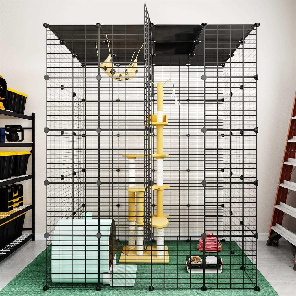 Large Cat Cage Metal Wire Kennels Crate K68710