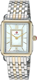 Deco Watch Head Analog Display Swiss Quartz Two Tone Watch X411