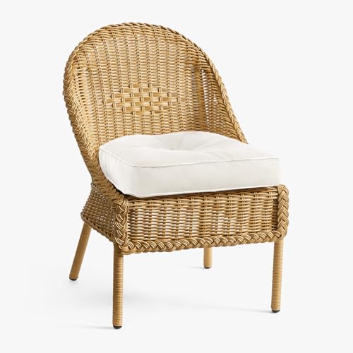 Beige 19x19 Inch Waterproof Tufted Chair Cushion Set of 2 C8824