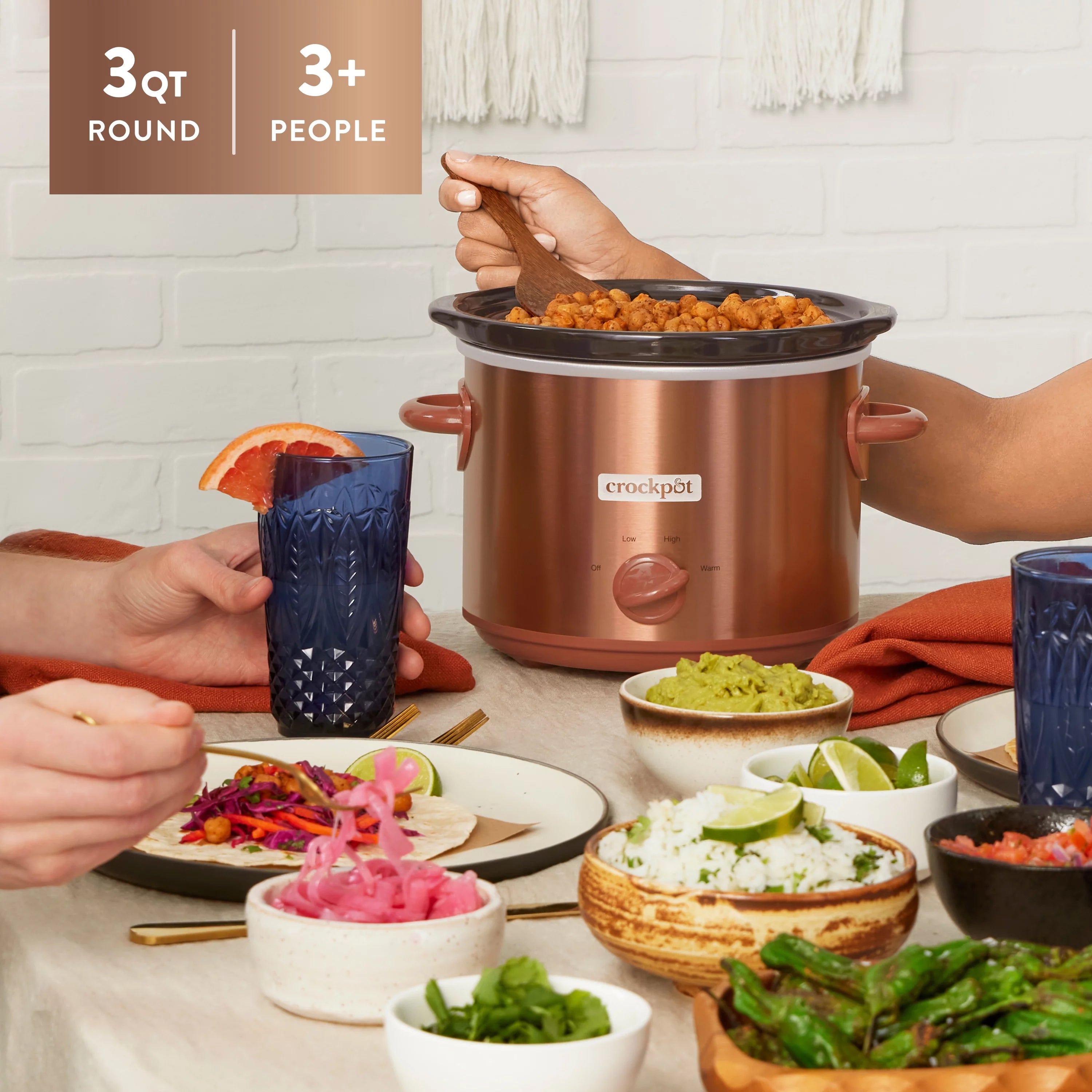3-Quart Manual Slow Cooker B210