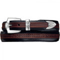 Black-Brown Black Lace Belt Size 44 C960628