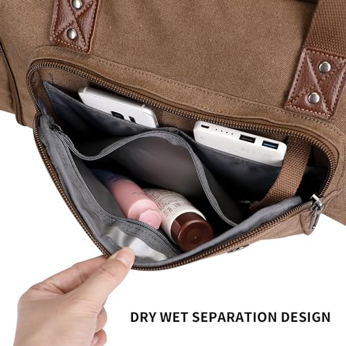 Canvas Weekender Travel Bag F178284