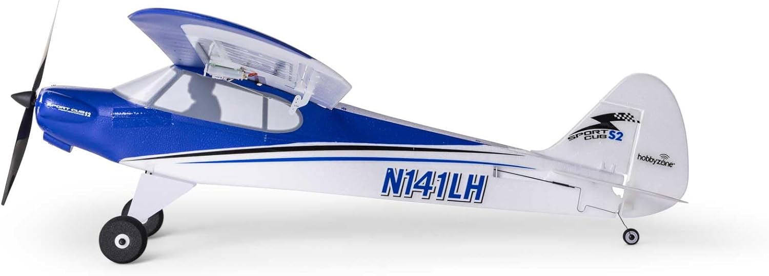 White Blue RC Airplane V849484