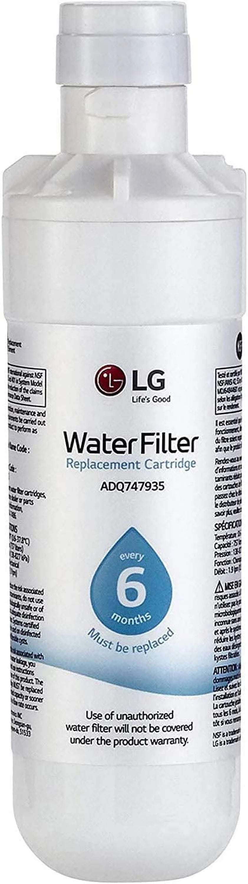 2 Count White Refrigerator Water Filter M274