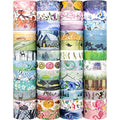 60 Rolls Washi Tape Set, Decorative Adhesive Masking Tape, Each Roll 5.4yd Total 328yd M1396