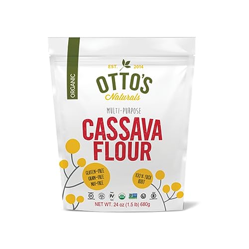 Certified Organic Cassava Flour, Gluten Free and Grain-Free Flour (1.5 Pounds) R150753