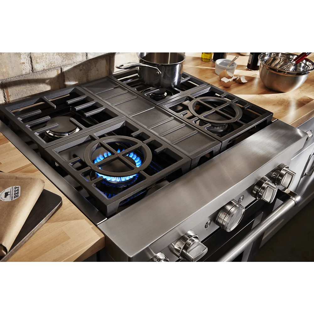 30" Smart Dual Fuel Range With 4 Burners H7918