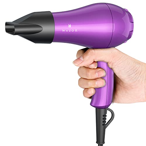 Compact 1000W Blow Dryer with Concentrator, Purple B8026