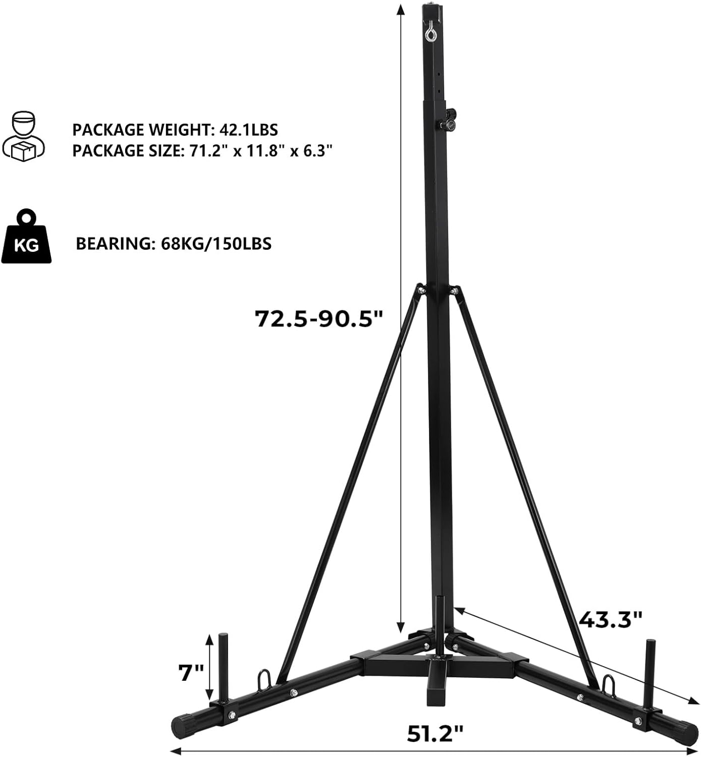 Heavy Duty Steel Punching Bag Stand O4720