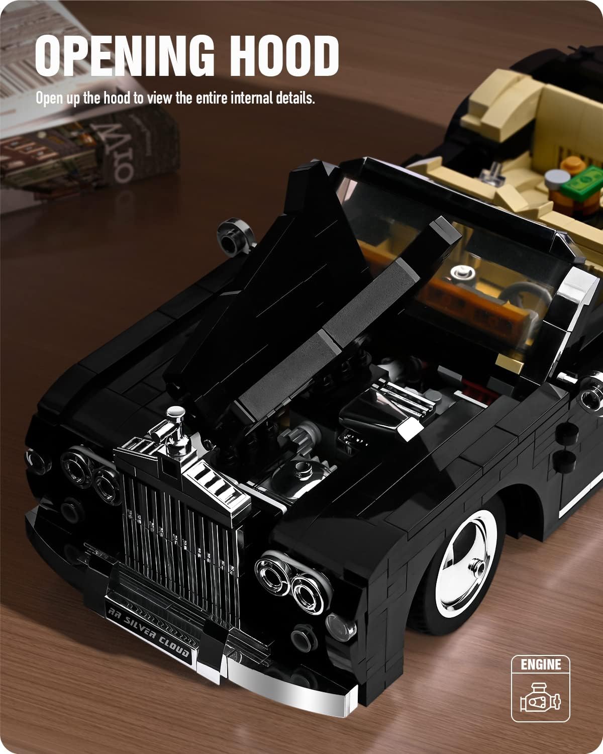 Retro Car Building Blocks Model (1096 Pcs) D537056