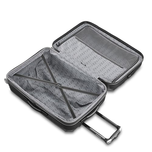 Black Hardside Expandable Luggage with Spinner Wheels, Carry-On 20-Inch R353960